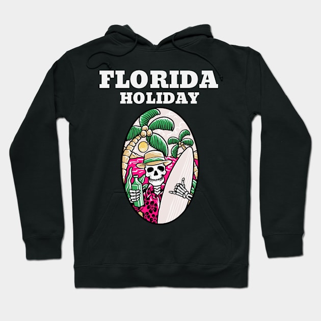 Florida Beaches Hoodie by Screamingcat